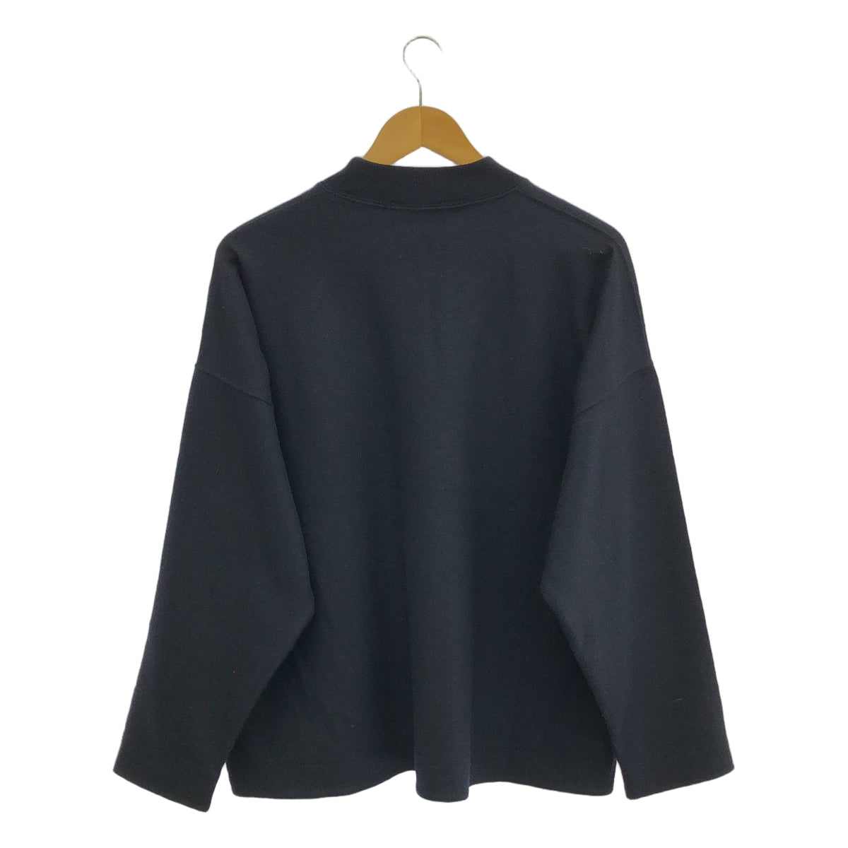 JIL SANDER / ジルサンダー | 2019AW | モックネック ウール ワイド セーター | S | メンズ