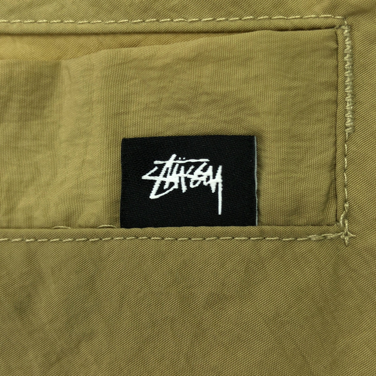 STUSSY / 스테이시 | 나일론 백로고 스테인드 컬러 오버코트 | M | 남성