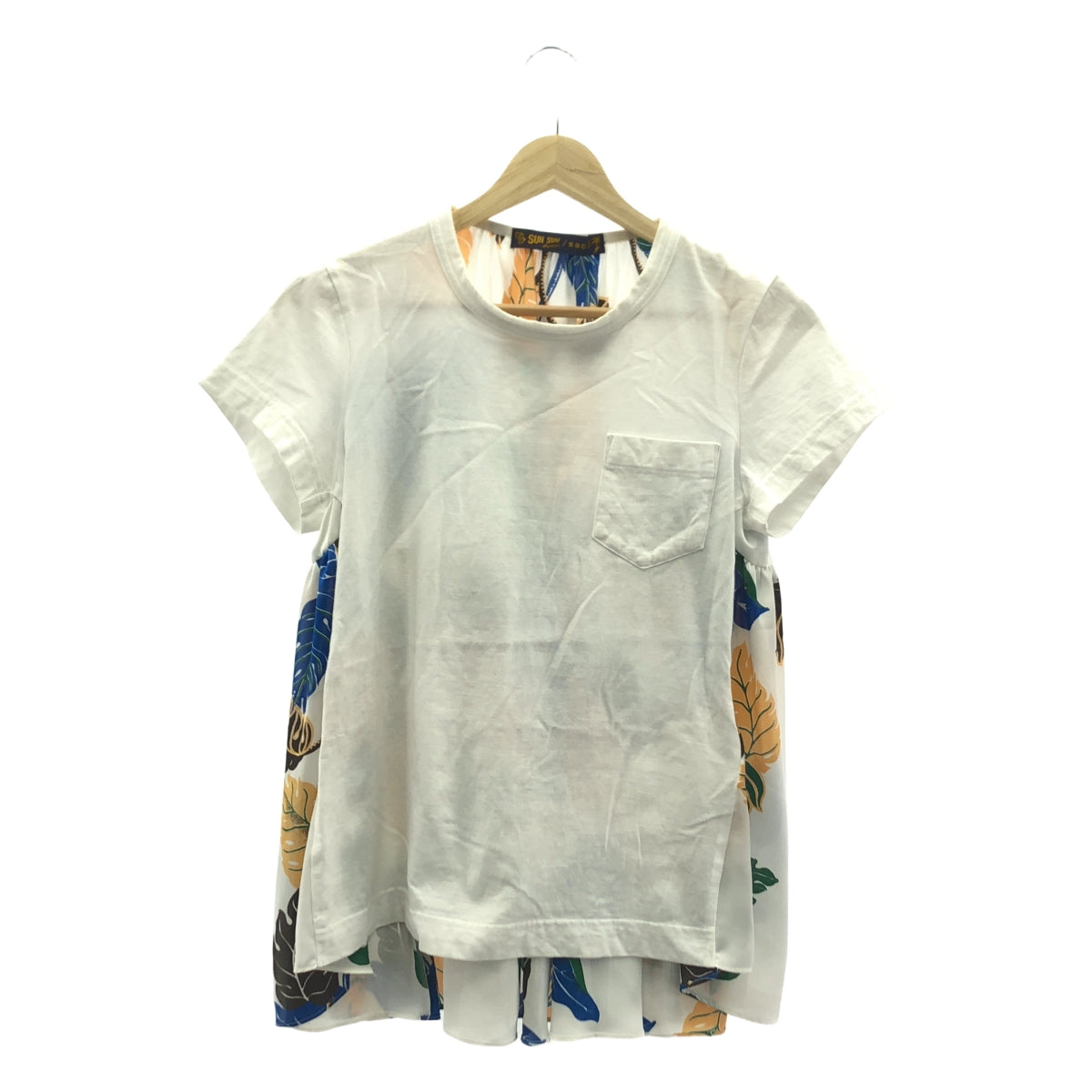 sacai / サカイ | × SUN SURF 異素材切替え カットソー | 2 | レディース