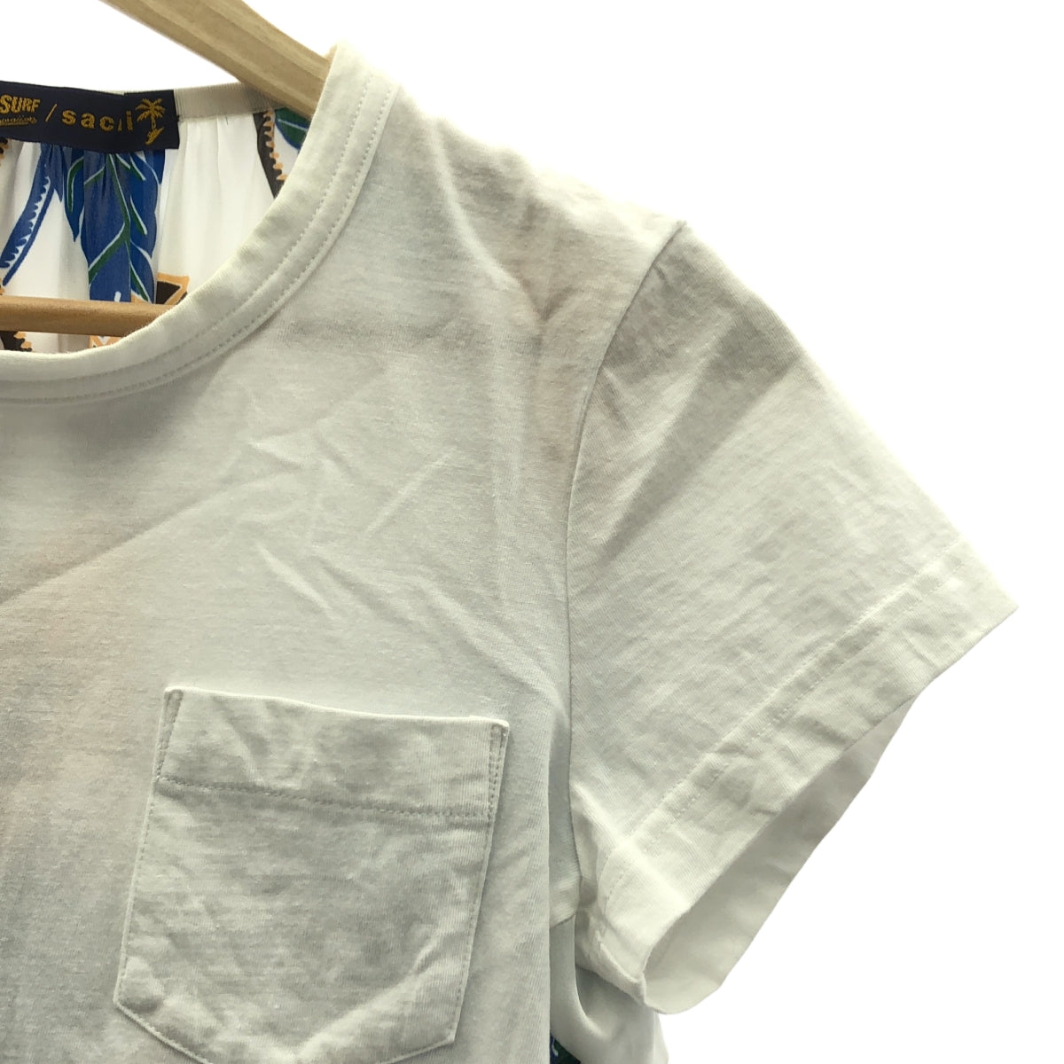 sacai / サカイ | × SUN SURF 異素材切替え カットソー | 2 | レディース