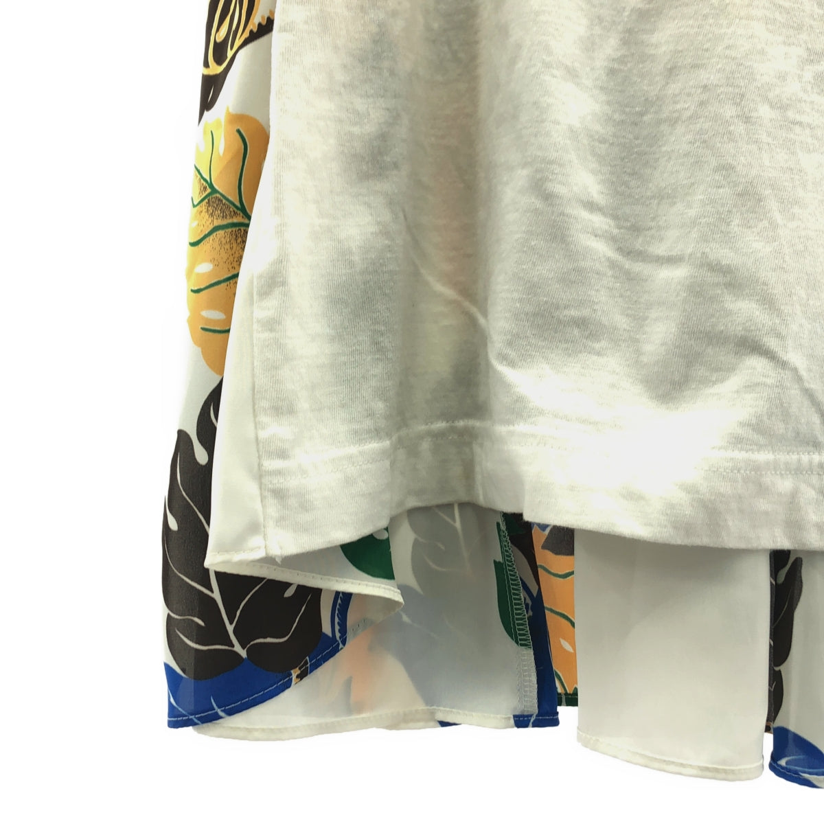 sacai / サカイ | × SUN SURF 異素材切替え カットソー | 2 | レディース