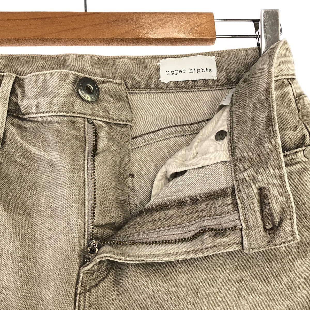upper hights / Upper Heights | THE NINETY'S / Distressed denim pants | 24 | Gray | Women's
