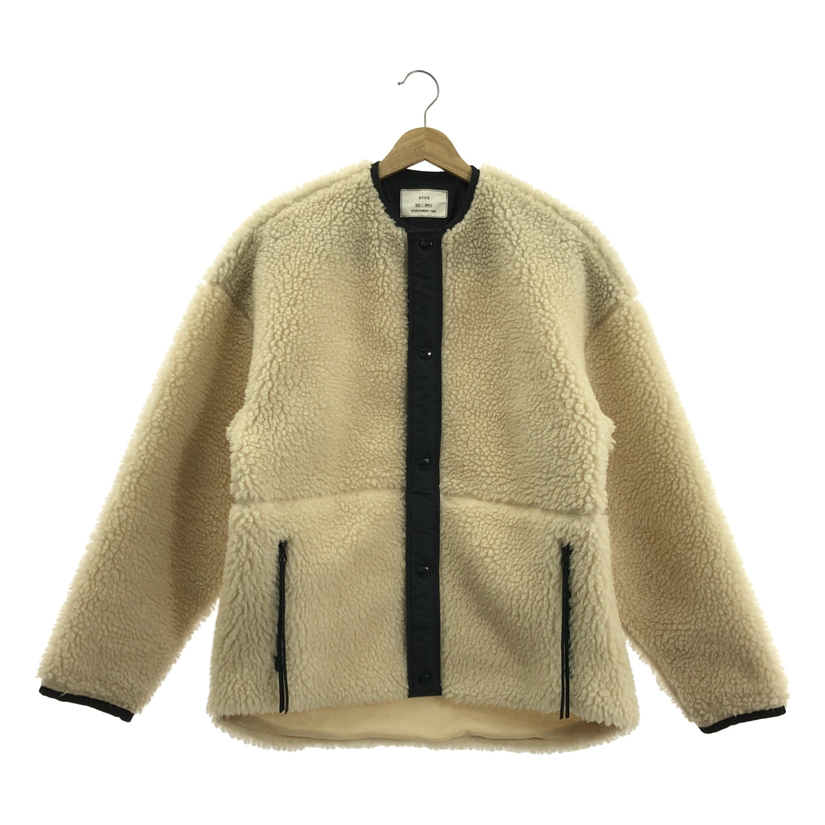 HYKE / 하이크 | 2023AW | FAUX SHEARLING JACKET 가짜 무톤 보아 재킷 | S | 여성
