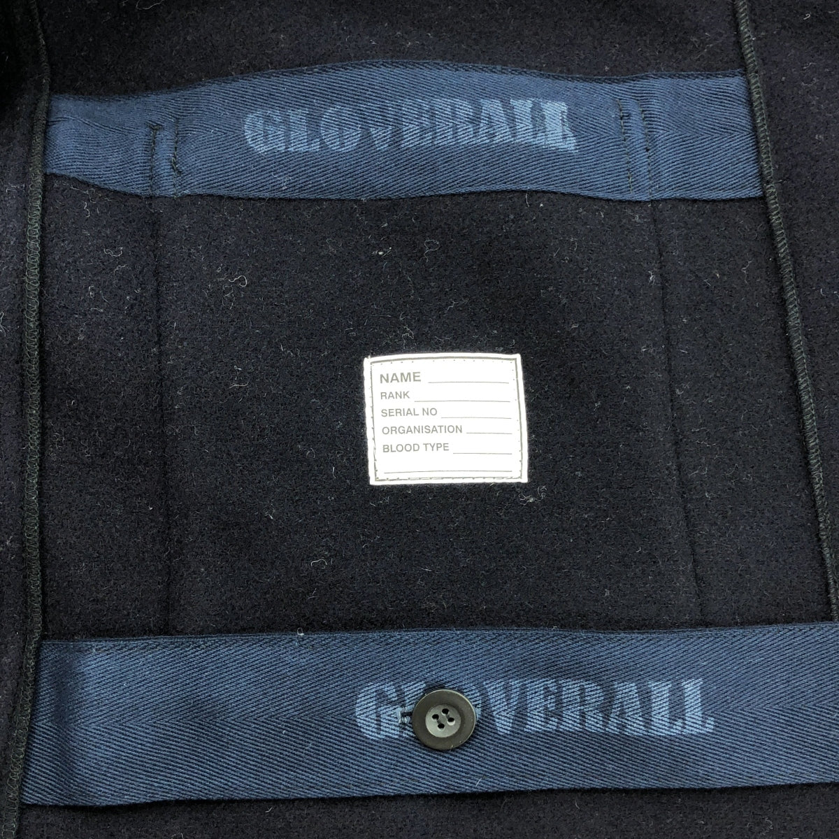 【美品】 COMME des GARCONS HOMME / コムデギャルソンオム | 2015AW | ×Gloverall ウール ナイロン混 ダッフルコート | M | ネイビー | メンズ