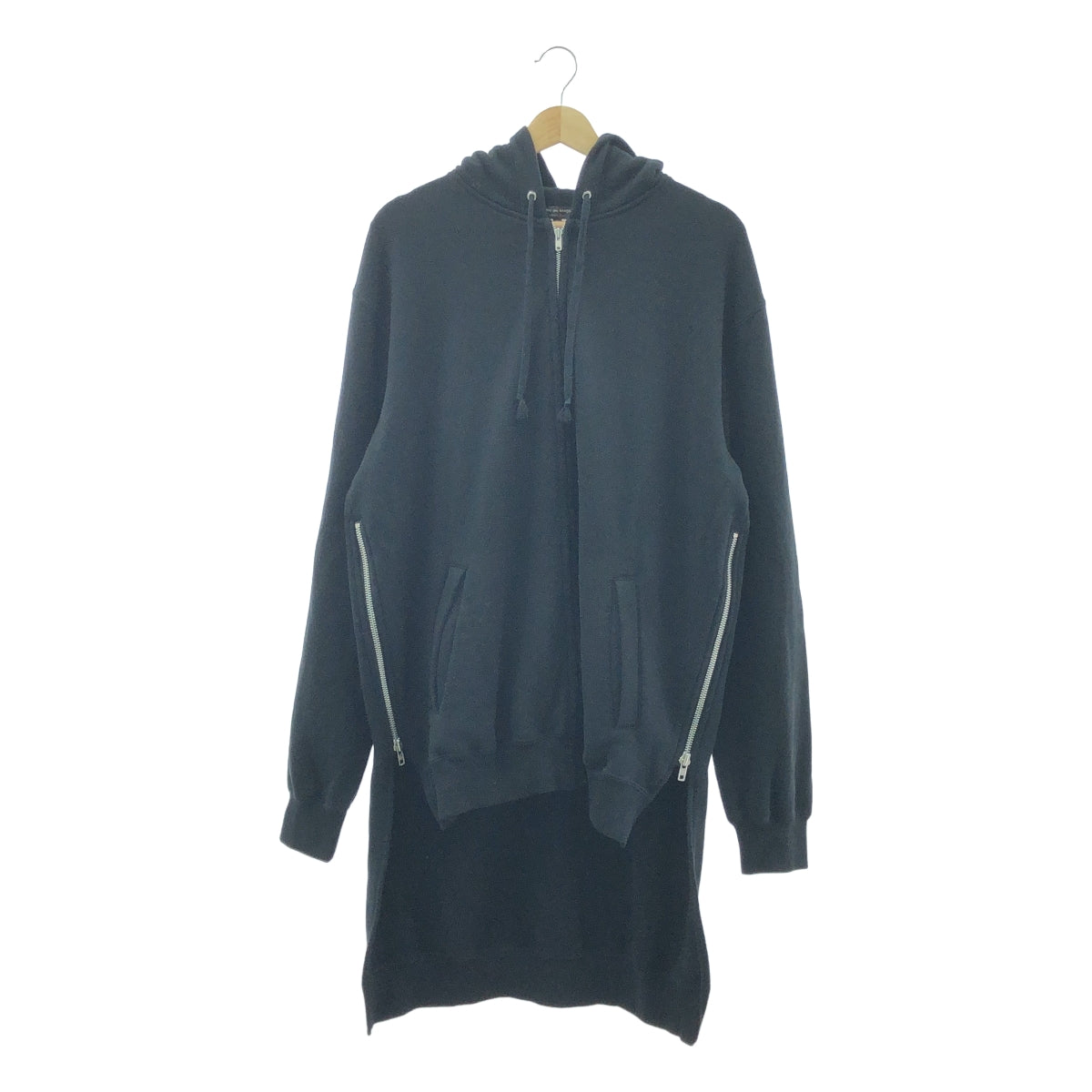 COMME des GARCONS HOMME PLUS / 콤데 갤슨 옴플루스 | 2021SS/AD2020 | 단차 사이드 지퍼 지퍼 파커 | XL | 남성