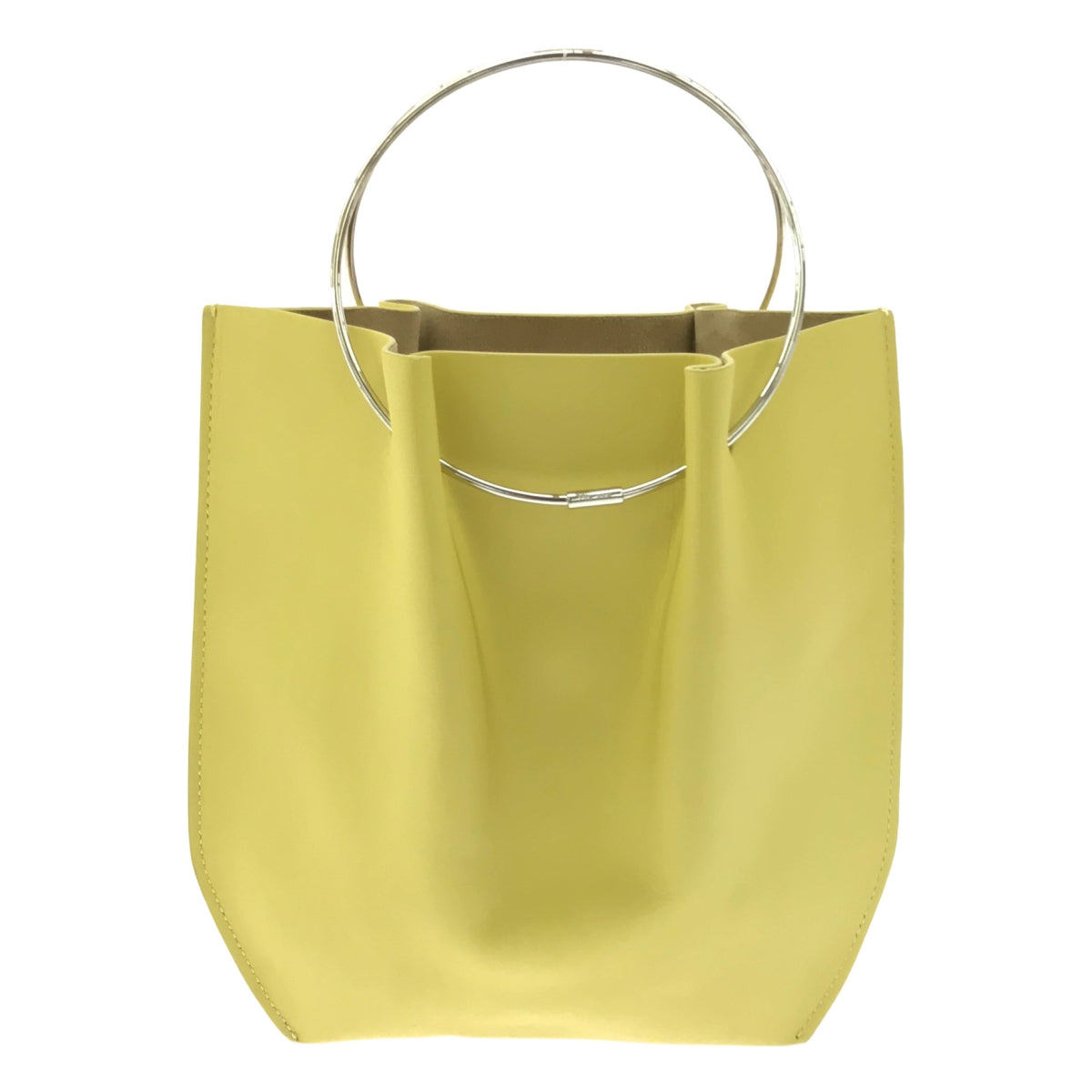THE ROW / ザロウ | Flat Micro Circle suede tote ハンドバッグ |