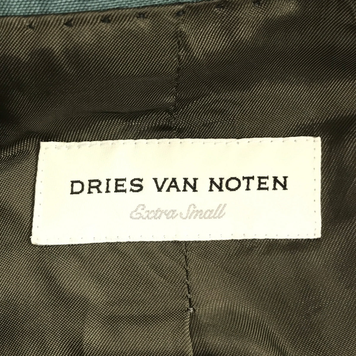DRIES VAN NOTEN | Buttonless single-breasted jacket / Fully lined | XS | Women's