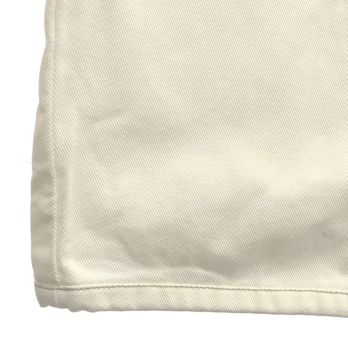 Maison Margiela / 메종 마르젤라 | 2021AW | 슬래시 디테일 컷오프 데님 팬츠 | 38 | 화이트 | 여성