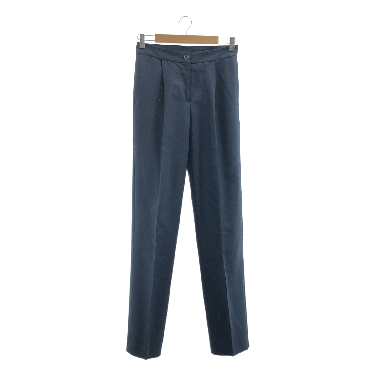 【신품】 DRIES VAN NOTEN / 드리스 반 노텐 | 울 슬랙스 팬츠 | 34 | 네이비 | 여성