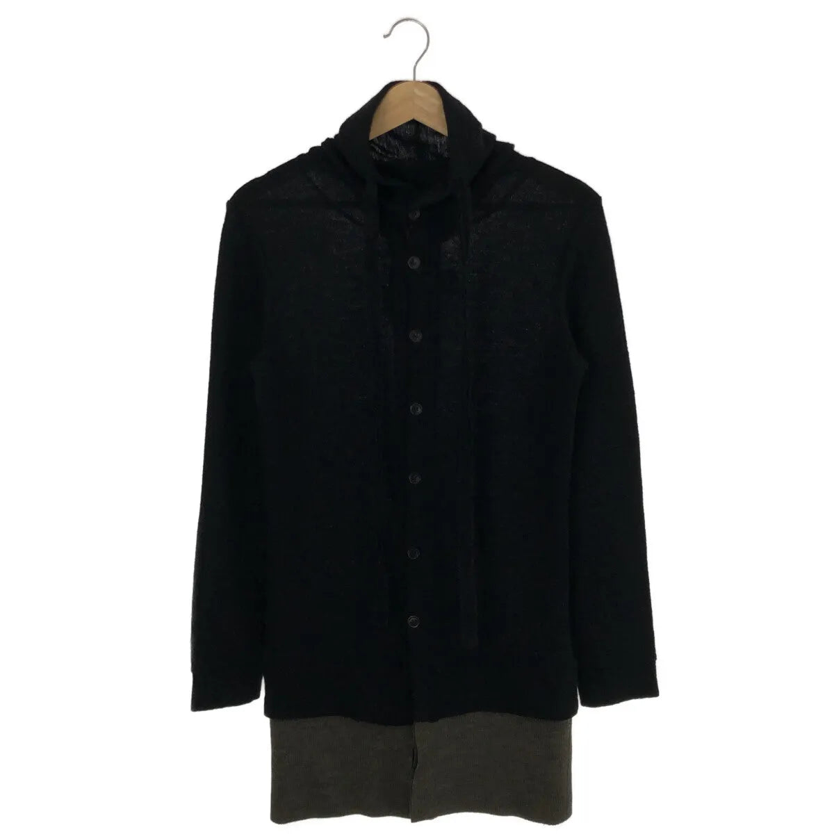 Y's / ワイズヨウジヤマモト | バイカラー ドッキング ロングニット