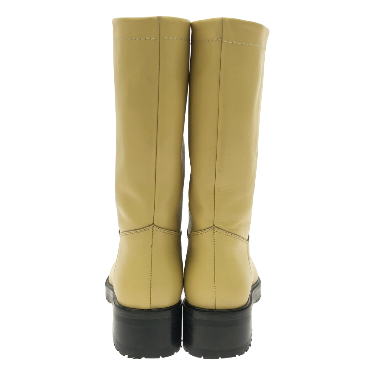 【美品】 MARYAM NASSIR ZADEH / マリアム・ナッシアー・ザデー | BELMONT BOOT ロングブーツ | 37.5 | ペールイエロー | レディース