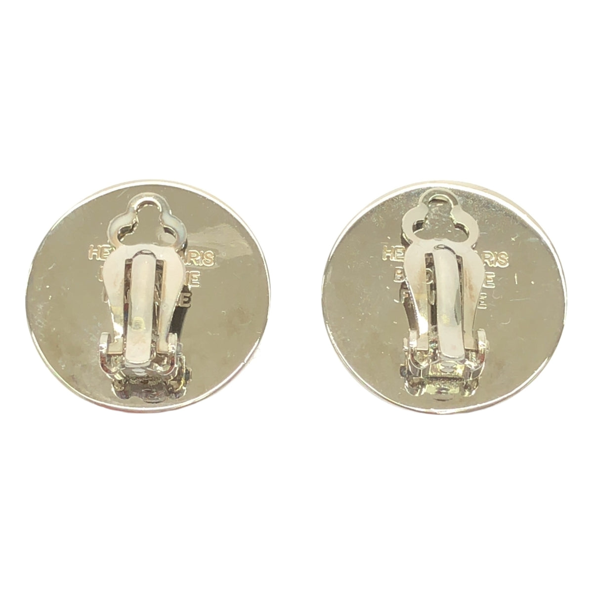 HERMES / エルメス | セリエ マーク イヤリング | シルバー | レディース