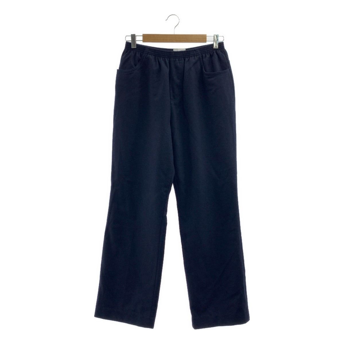 CELLAR DOOR / セラドアー | ウール イージーパンツ | 46 | ネイビー