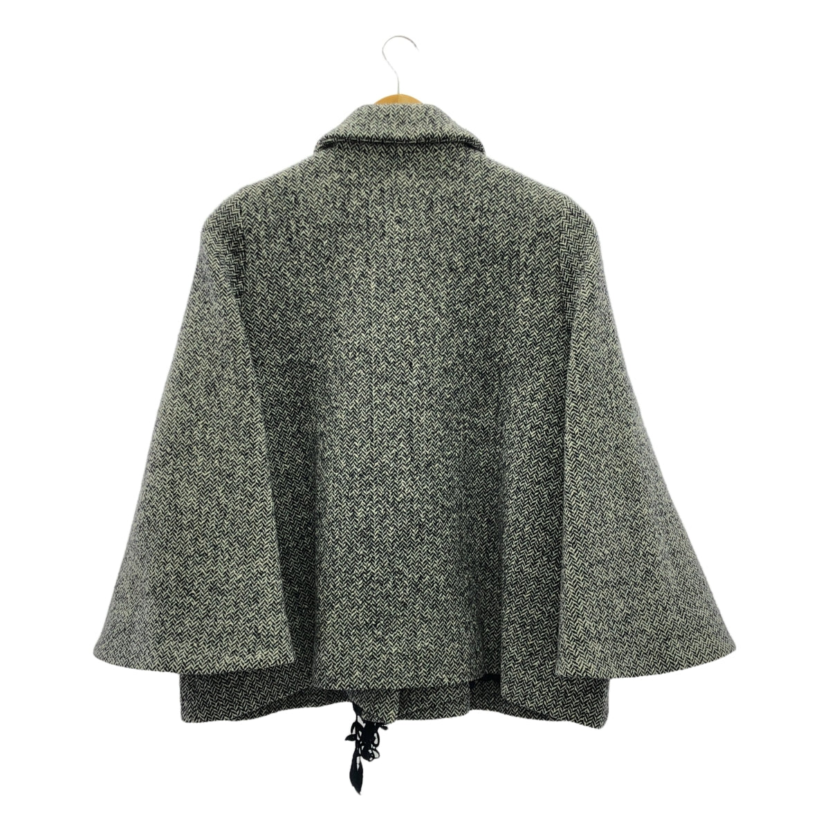 mina perhonen | 2018AW | forest parade wool herringbone cape-style coat | 36 | women's