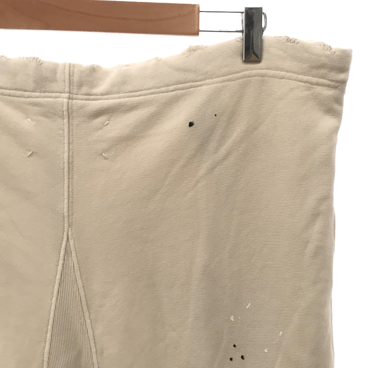 Maison Margiela | 2024SS | Painted Destroyed Drawstring Cut-Off Sweat Pants | 44 | Men's