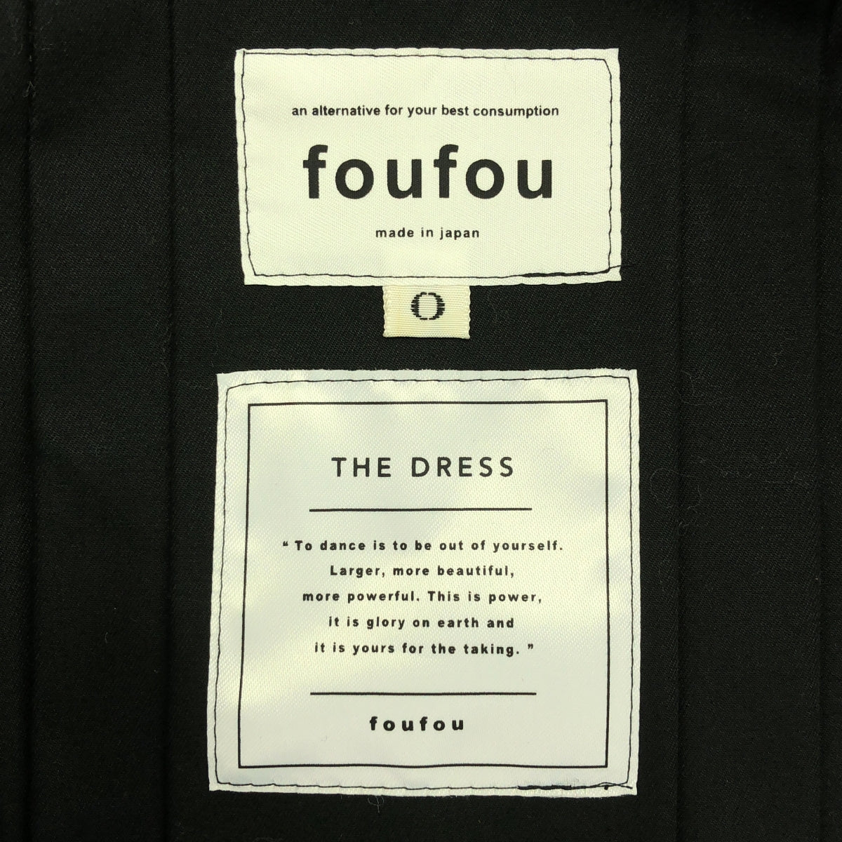 foufou / foufou | THE DRESS front tuck button one piece | 0 | Women's