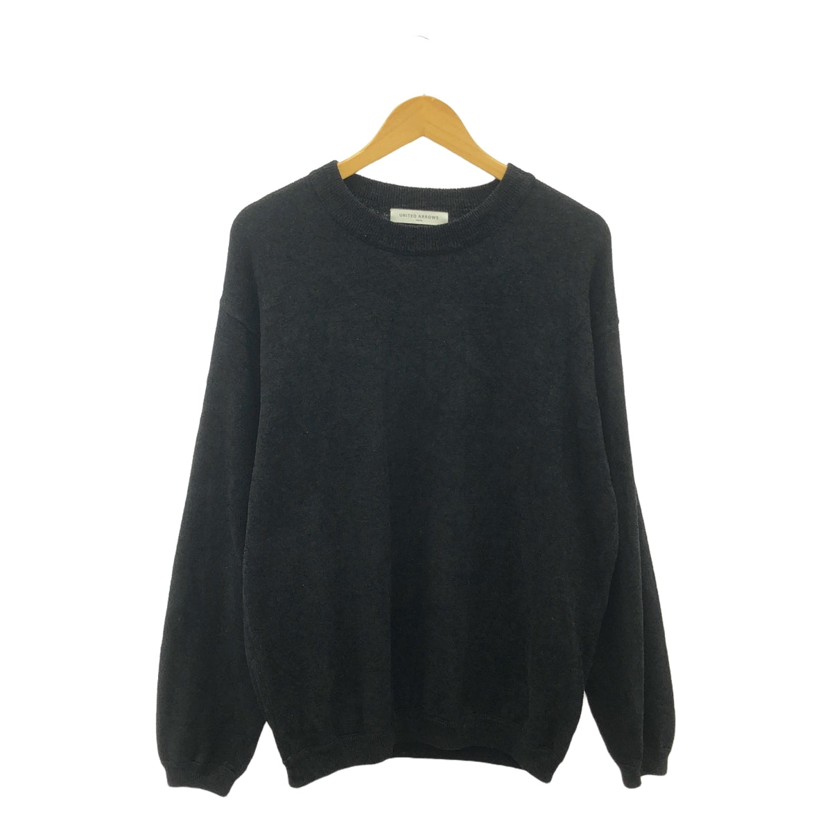 UNITED ARROWS | Crew neck cotton rayon knit | XL | Men's