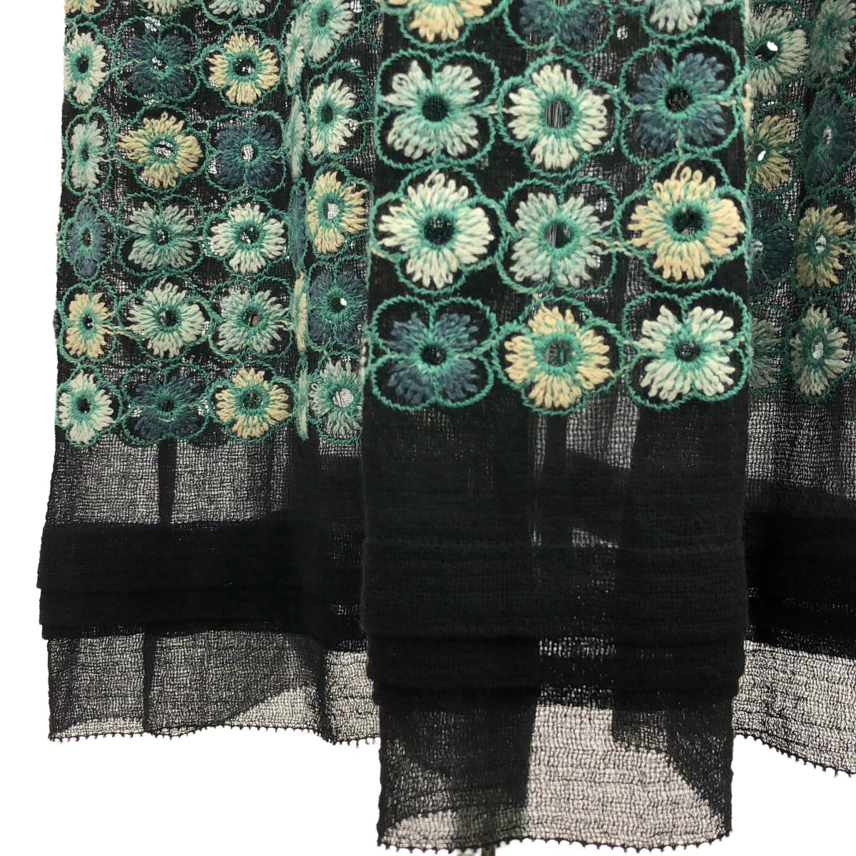 mina perhonen / mina perhonen | piha embroidery switching dress | 38 | women's