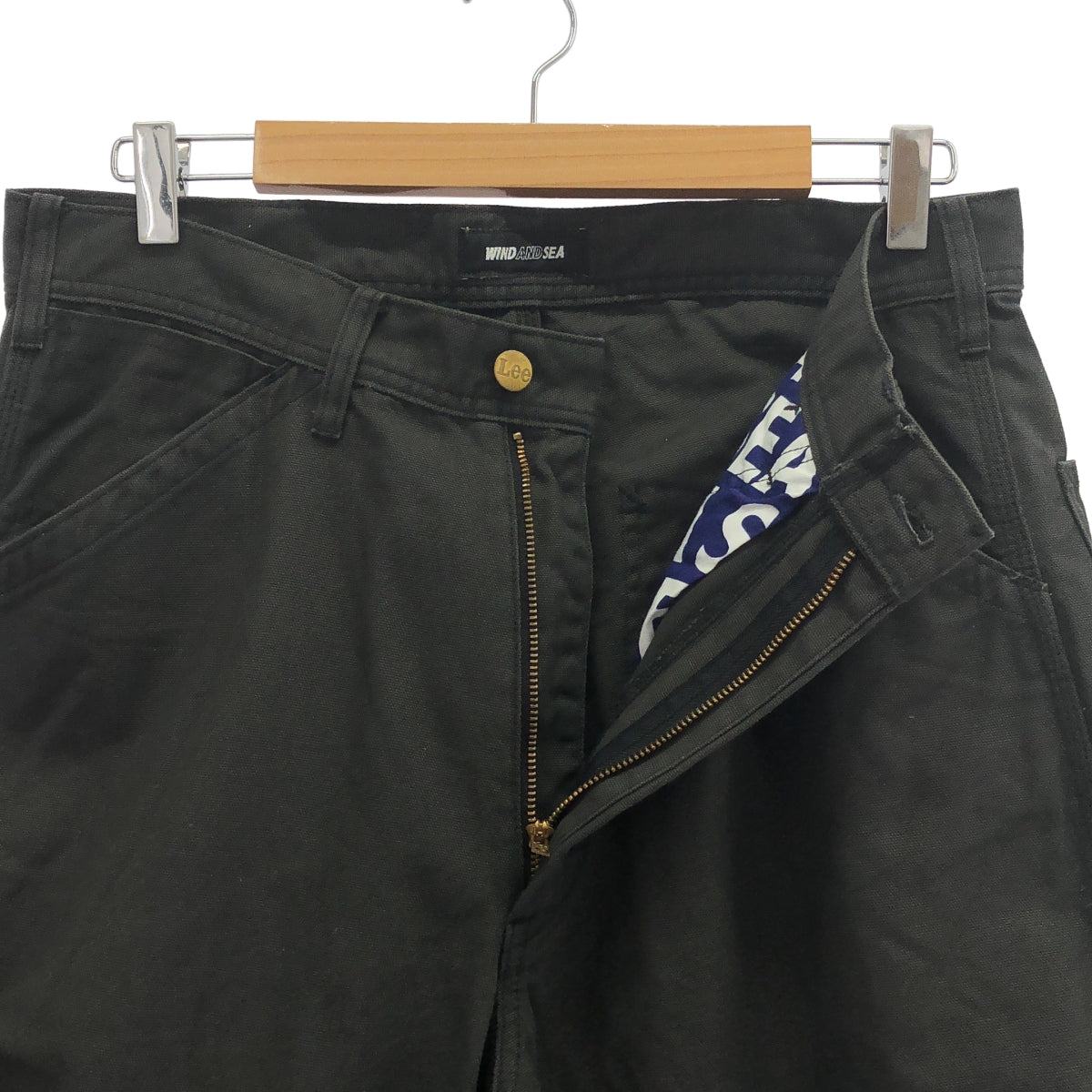 WIND AND SEA / 윈던시 - | × LEE 리 / 코튼 페인터 팬츠 | L | 카키 | 남성