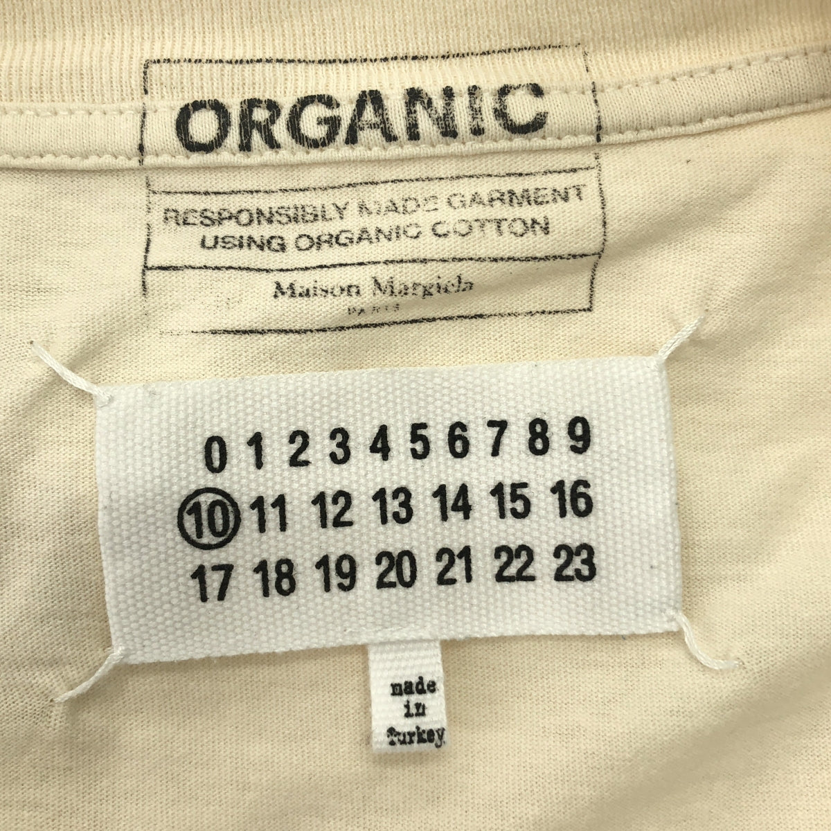 Maison Margiela | 有機棉圓領剪裁與縫製 | M | 男款