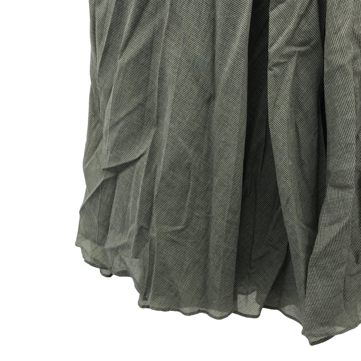 ebure | Sheer cotton accordion pleated skirt | 36 | Black/Grey | Women's