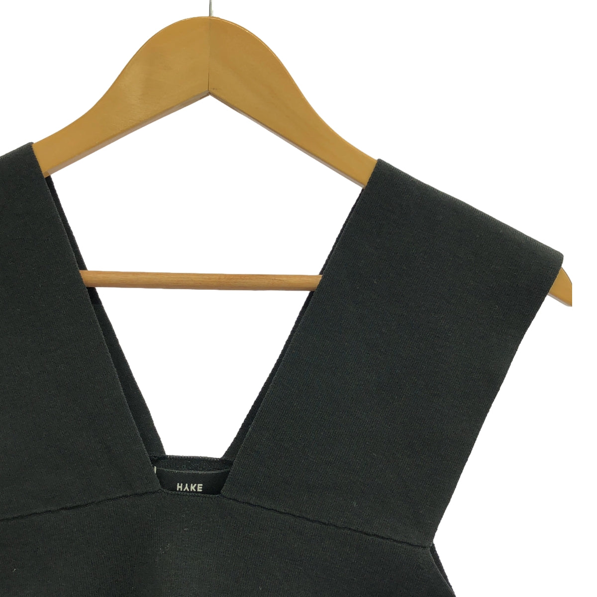 HYKE | Sweater Top Knit Bustier | F | Black | Women's