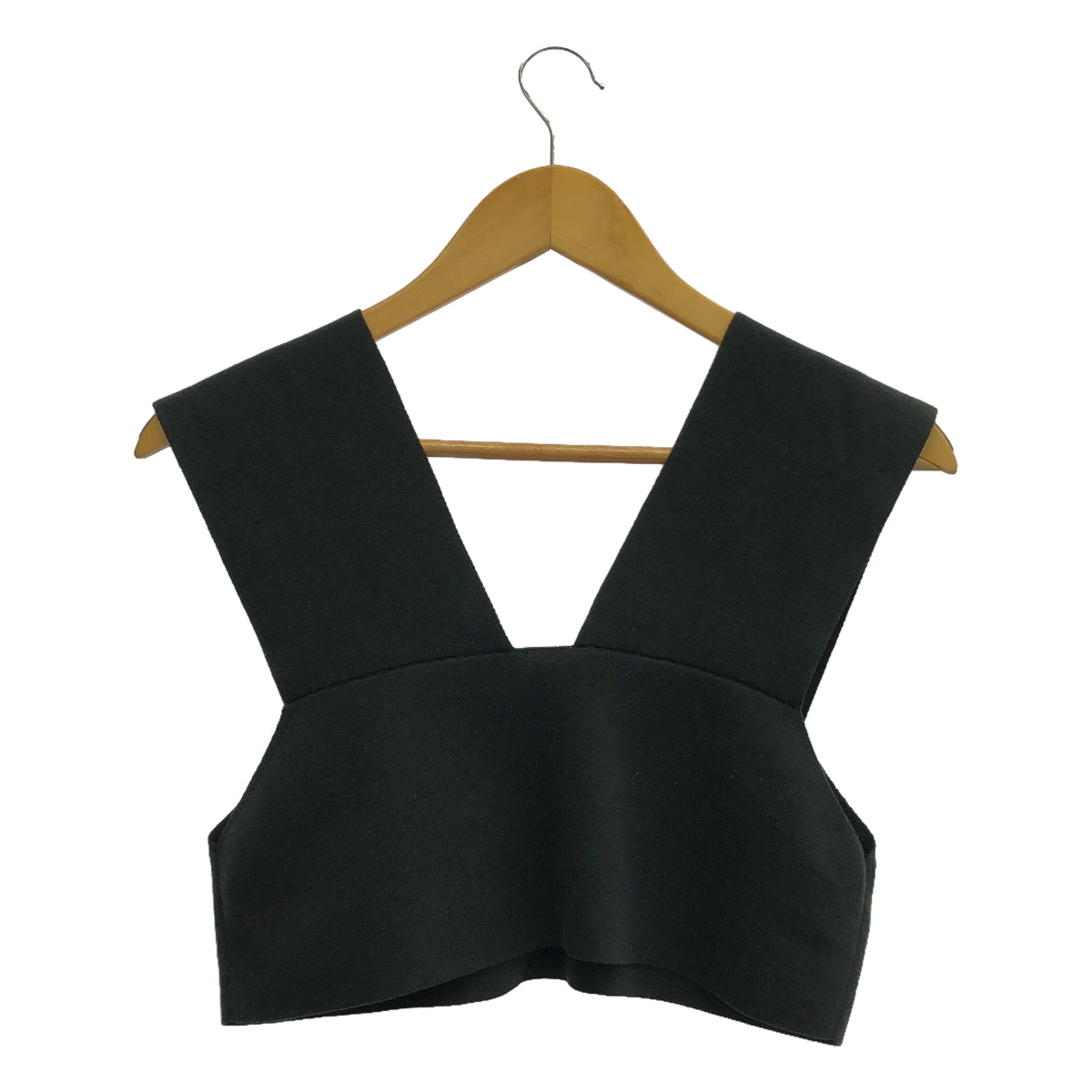 HYKE | Sweater Top Knit Bustier | F | Black | Women's