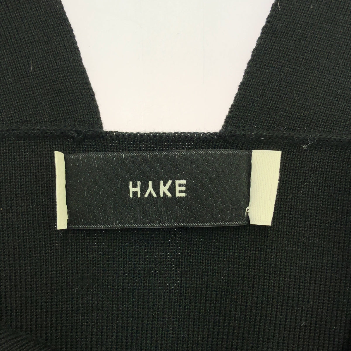 HYKE | Sweater Top Knit Bustier | F | Black | Women's