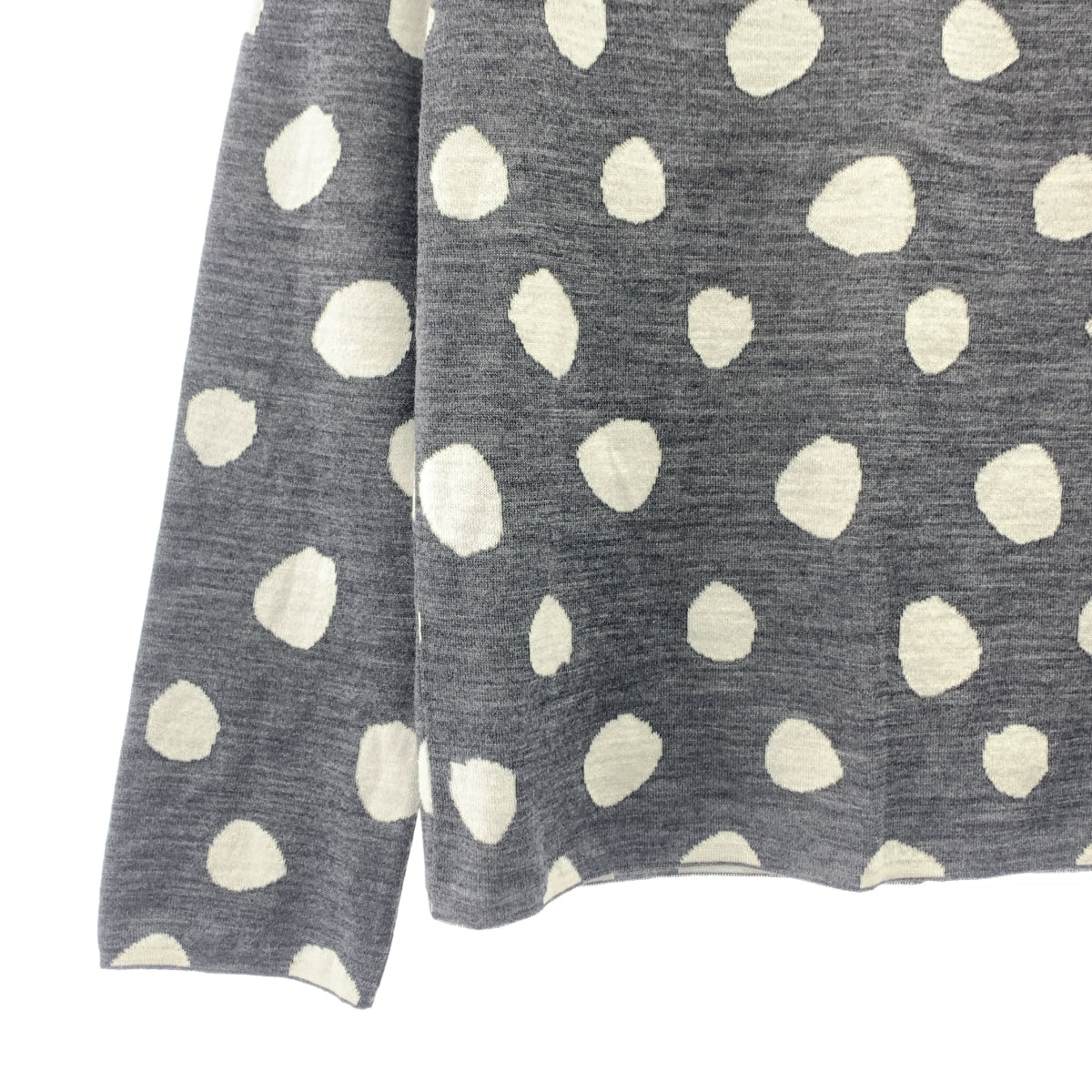 COMME des GARCONS COMME des GARCONS / Comme des |羊毛圓點針織毛衣 |中號 |女性的