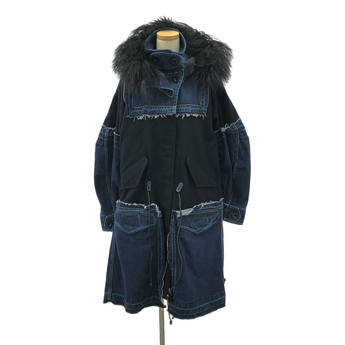 sacai / 사카이 | 데님 도킹 모드 코트 | 1 | 여성