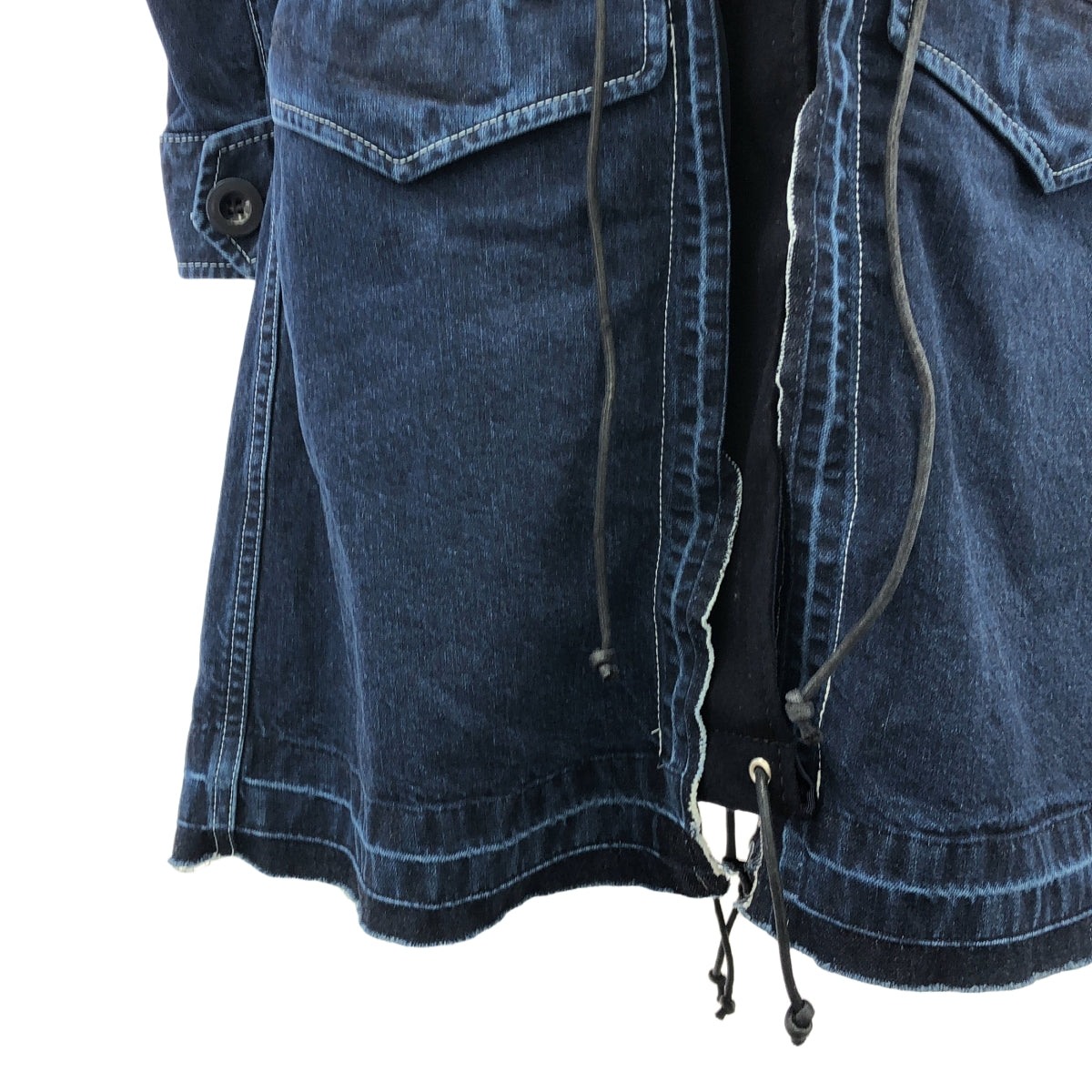 sacai / 사카이 | 데님 도킹 모드 코트 | 1 | 여성
