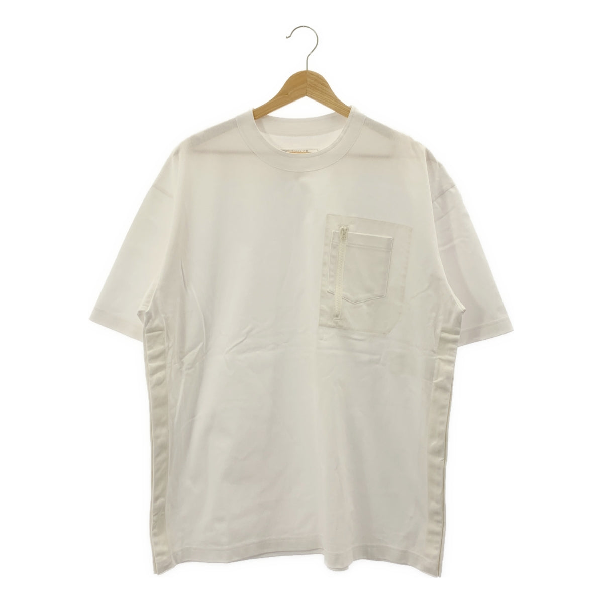 sacai / 사카이 | 2024SS | Cotton Jersey T-Shirt 코튼 지퍼 포켓 T 셔츠 | 3 | 남성