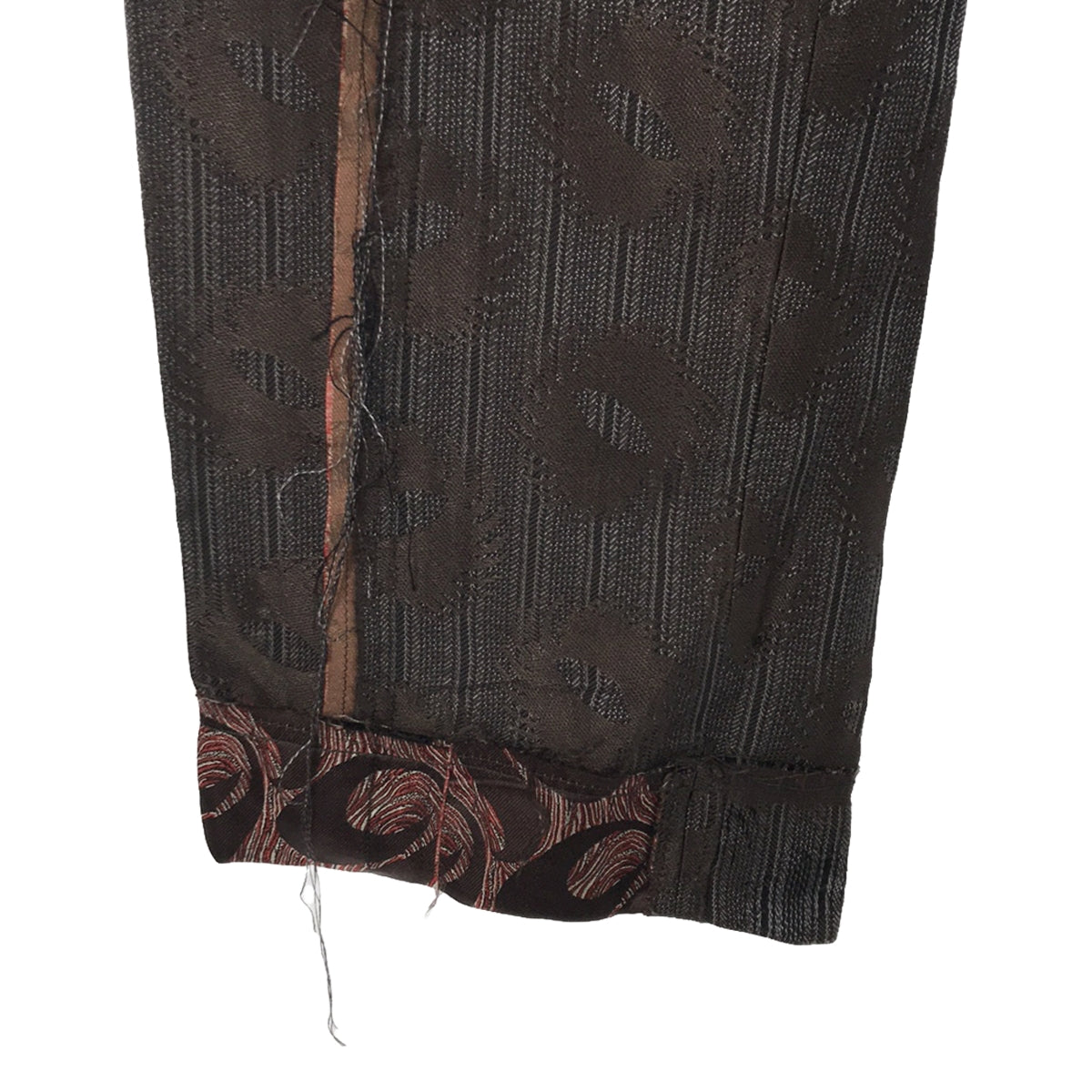 COMME des GARCONS HOMME PLUS | 2002AW | Cupra 內外雙調節褲 | S |灰色/棕色 |男士