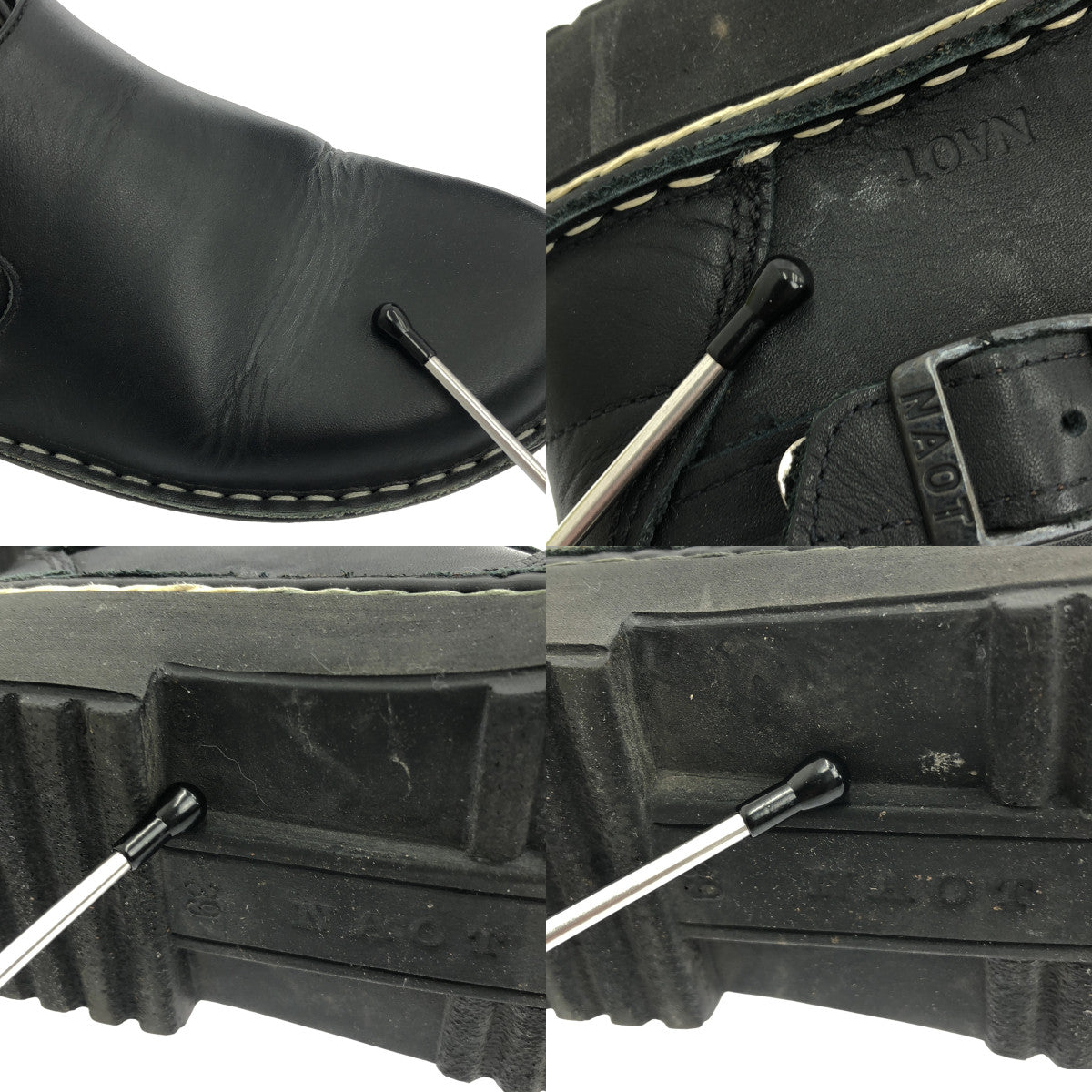 NAOT | MALTA | Leather Strap Mid-Cut Shoes | 39 | Women's