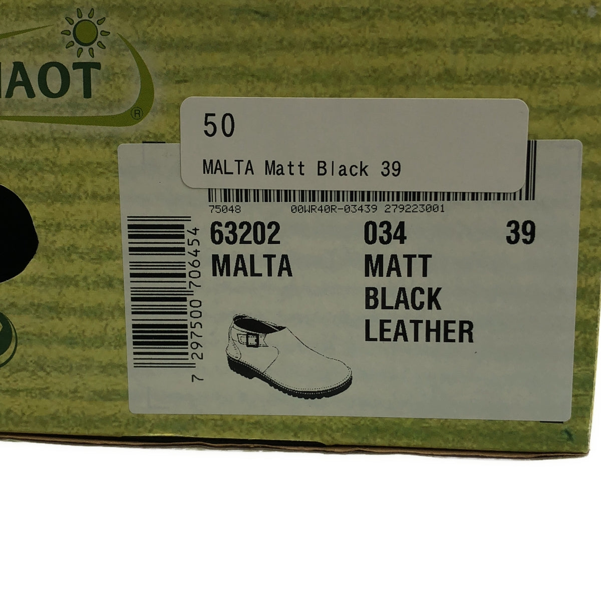 NAOT | MALTA | Leather Strap Mid-Cut Shoes | 39 | Women's