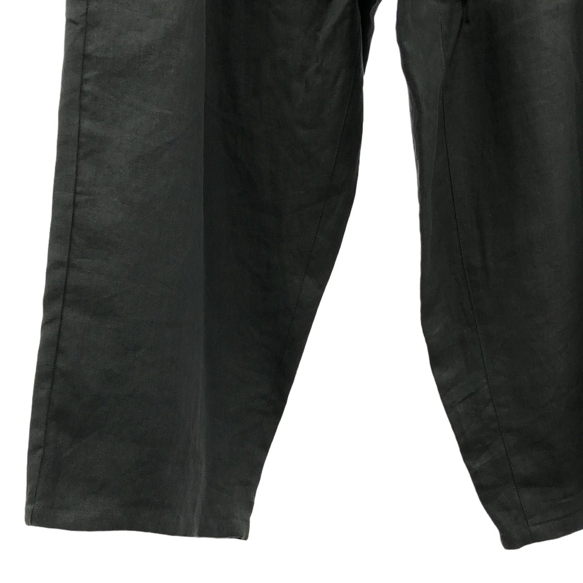 ZIIIN / Jean | Linen drawstring wide slacks pants |