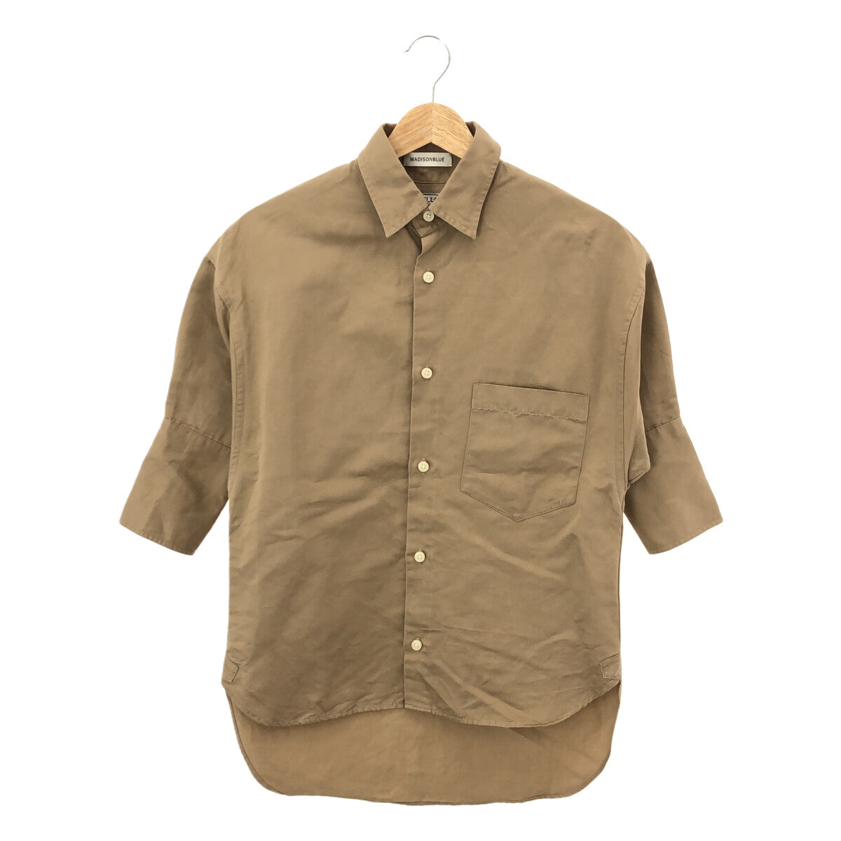 MADISON BLUE / マディソンブルー | J.BRADLEY CUFF SHIRT コットンリネン カフス シャツ | 00（XS – KLD