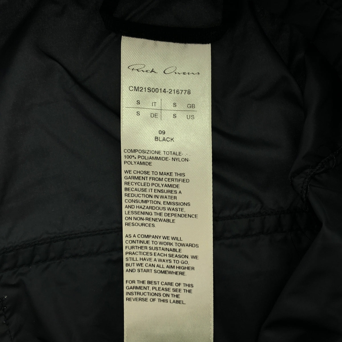 Rick Owens / リックオウエンス | × Champion BELA POD NYLON ハーフパンツ | S | メンズ