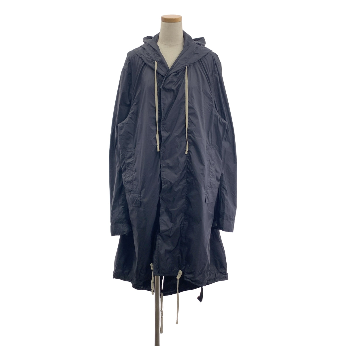 Rick Owens DRKSHDW / 릭 오웬스 다크 그림자 | 2021SS | PHLEGETHON JUMBO FISHTAIL COAT 프레게톤 점보 피쉬 테일 코트 | L | 남성