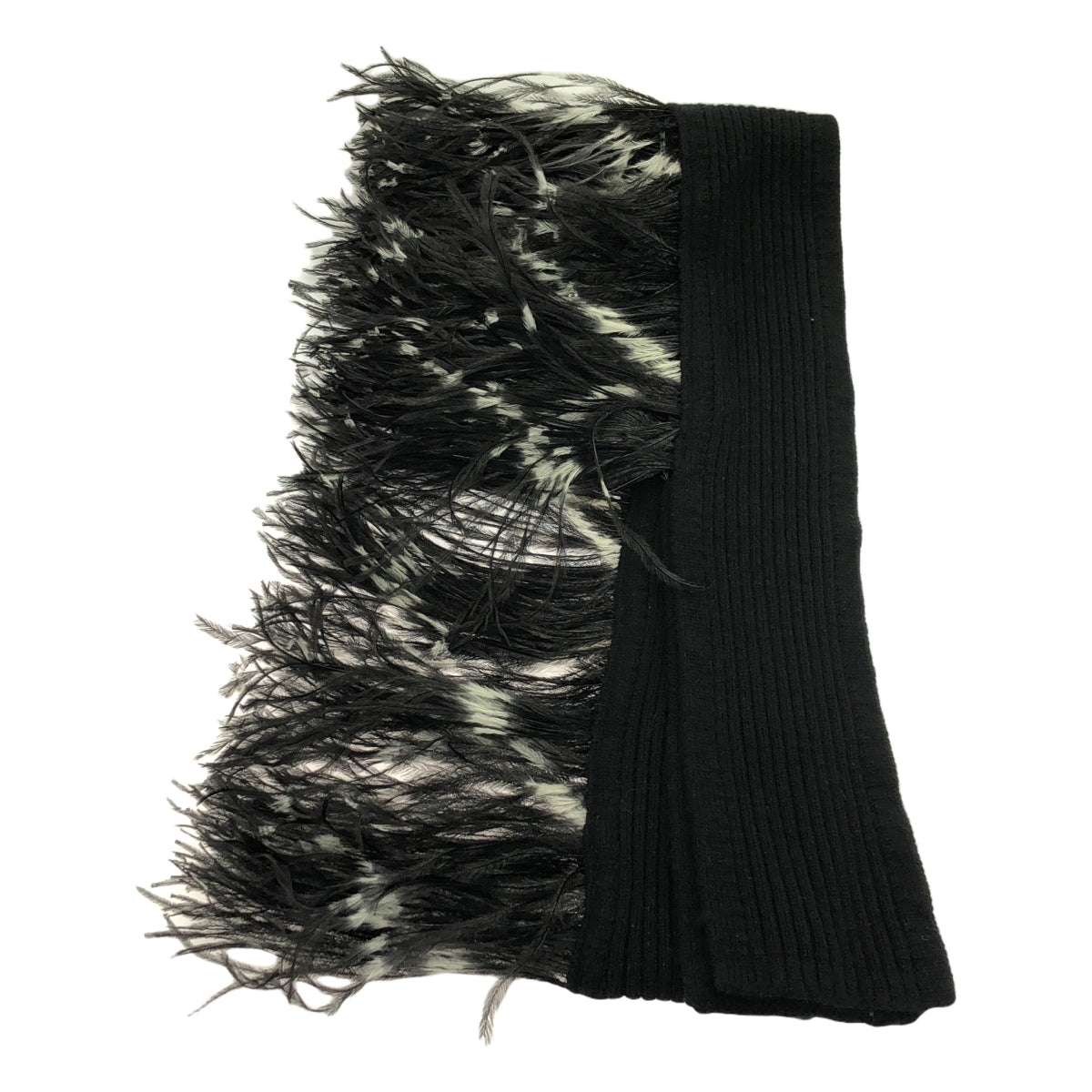 DRIES VAN NOTEN / Dries Van Noten | Cashmere feather long stole scarf |