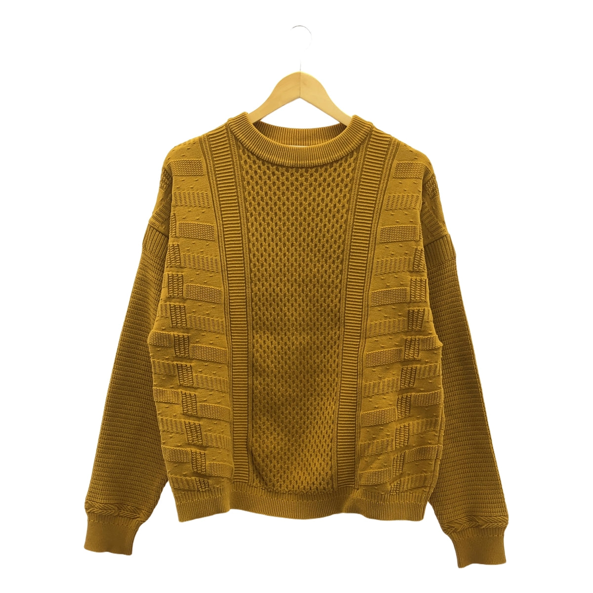 YASHIKI / 야시키 | Arare Knit 알란 니트 | 1 | 카멜 | 남성