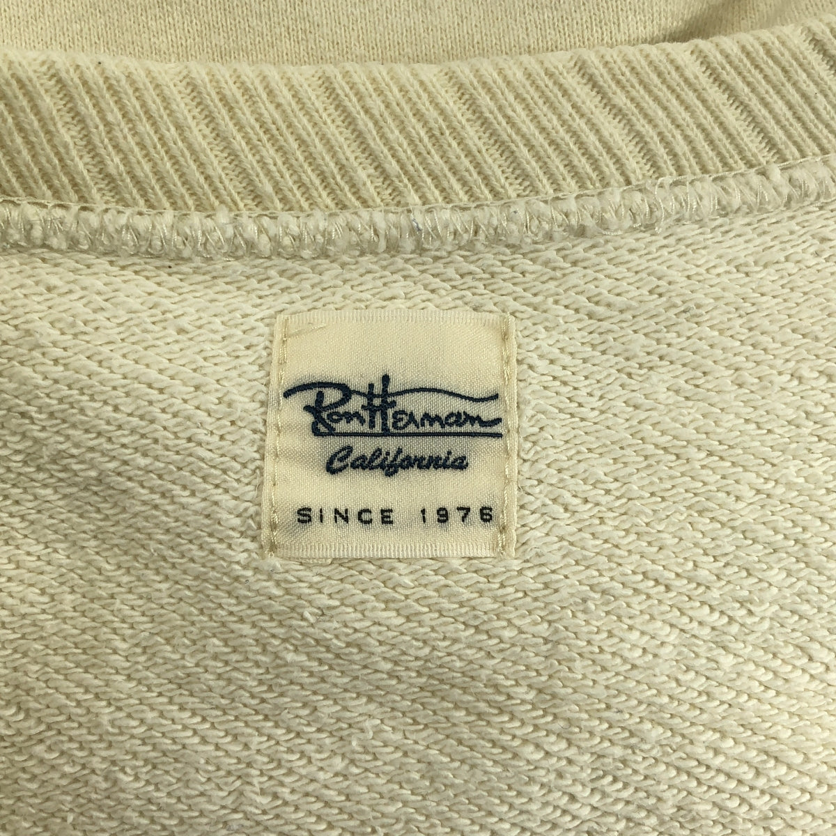 Ron Herman | 復古風格衛衣 | S碼 | 米白色 | 女款