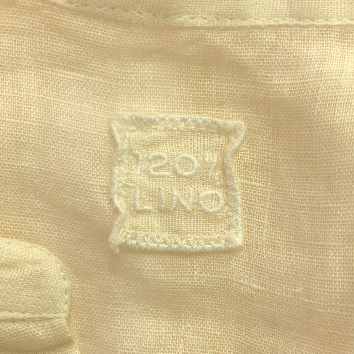 120% lino / 120% lino | Linen pin tuck pleated key neck shirt blouse | 42 | Women's