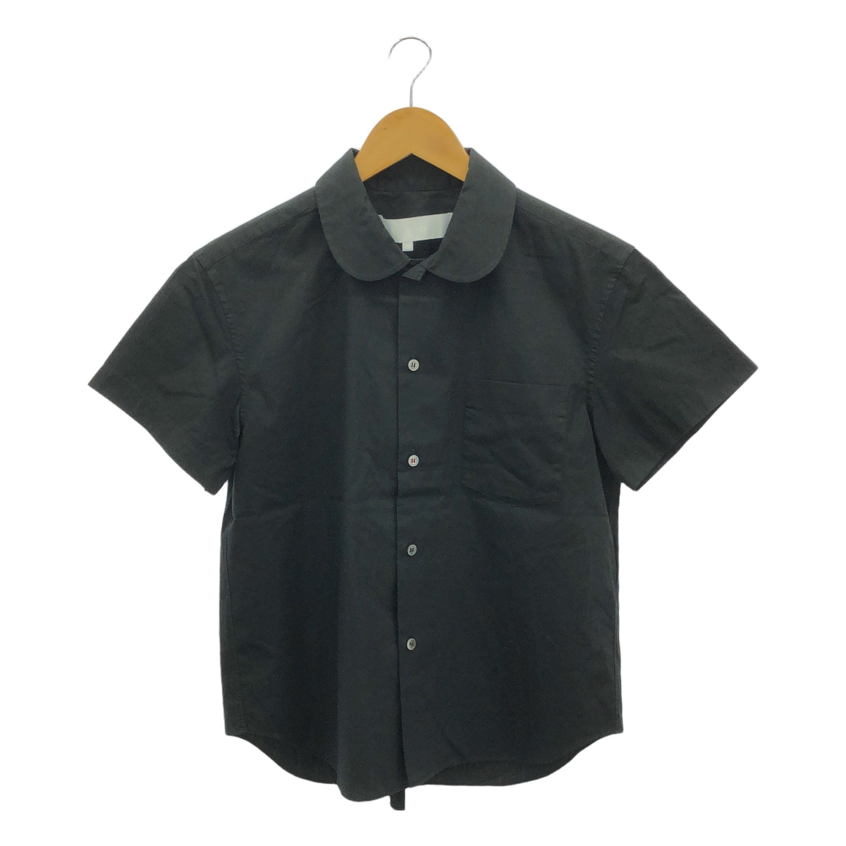 tao COMME des GARCONS | Cotton round collar short sleeve shirt | M | Women's