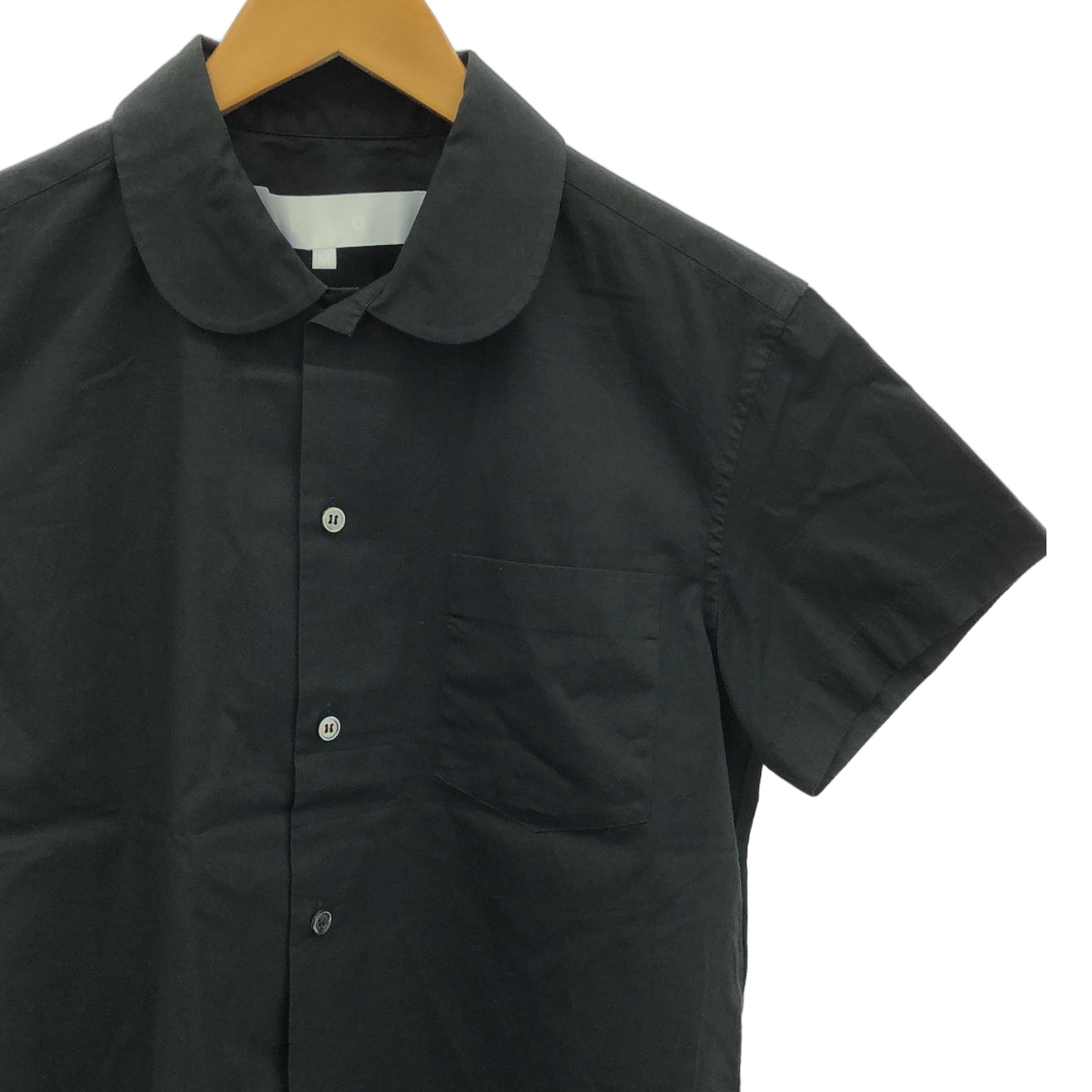 tao COMME des GARCONS | Cotton round collar short sleeve shirt | M | Women's