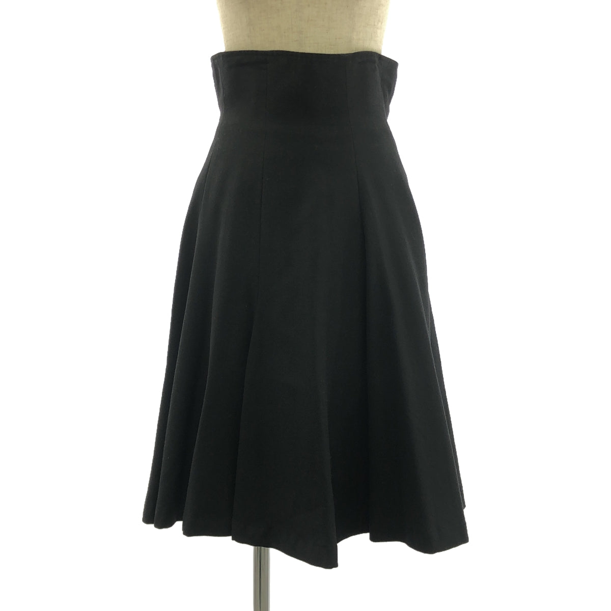 tricot COMME des GARCONS / トリココムデギャルソン | ウール フレア ロングスカート | M | ブラック | レディース
