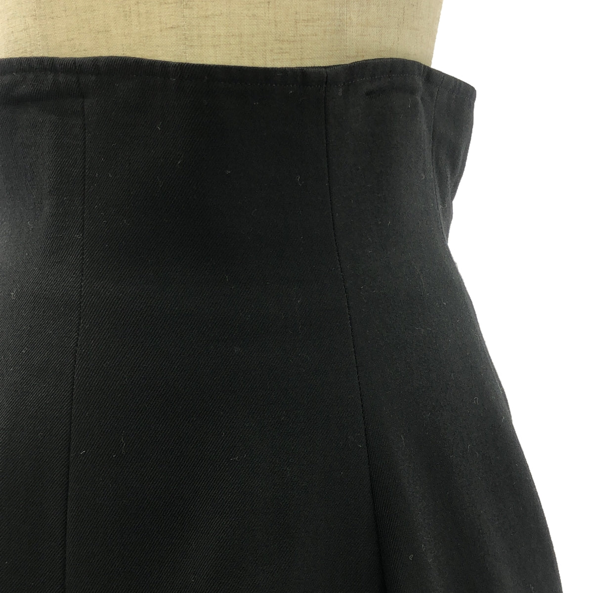 tricot COMME des GARCONS / トリココムデギャルソン | ウール フレア ロングスカート | M | ブラック | レディース