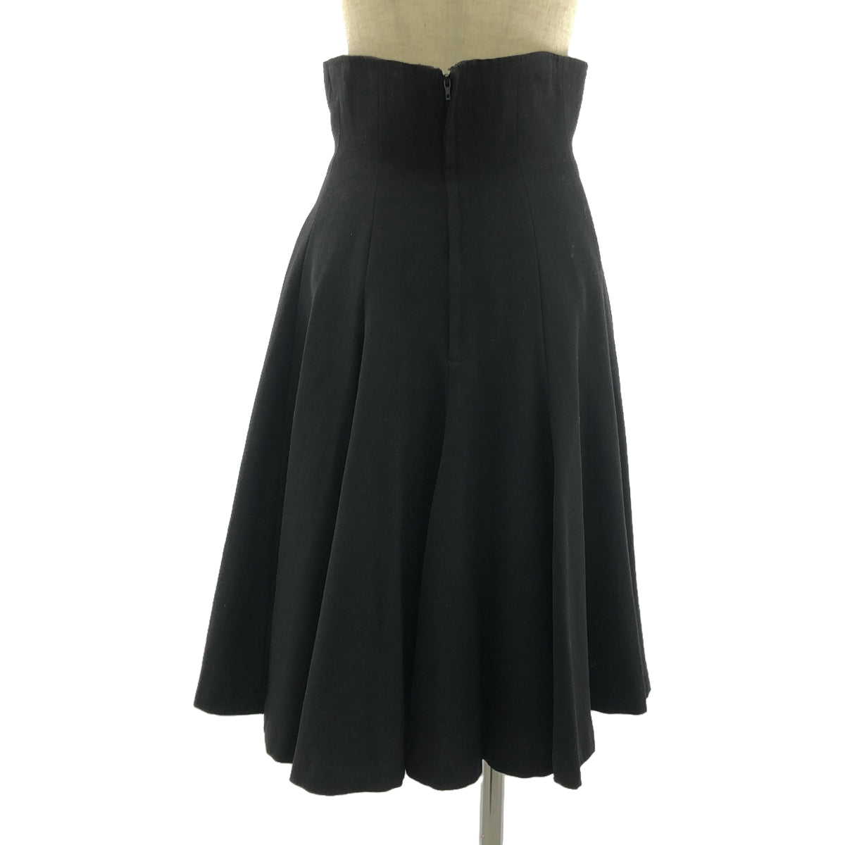 tricot COMME des GARCONS / トリココムデギャルソン | ウール フレア ロングスカート | M | ブラック | レディース