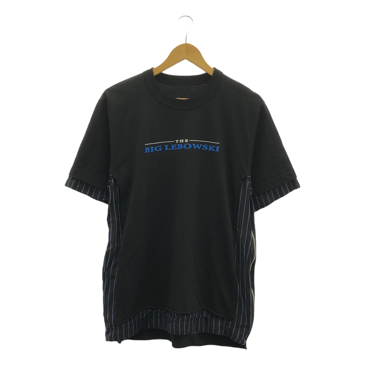 sacai / Sacai | 2020SS | The Big Lebowski Striped Side Zip Shirt | 2 | Black | Men's