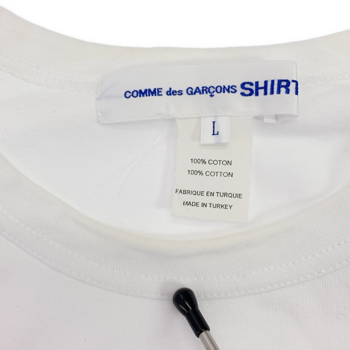 COMME des GARCONS 襯衫 | | 2019秋冬 |平紋針織棉平紋分層裁切與縫製|左 |男士